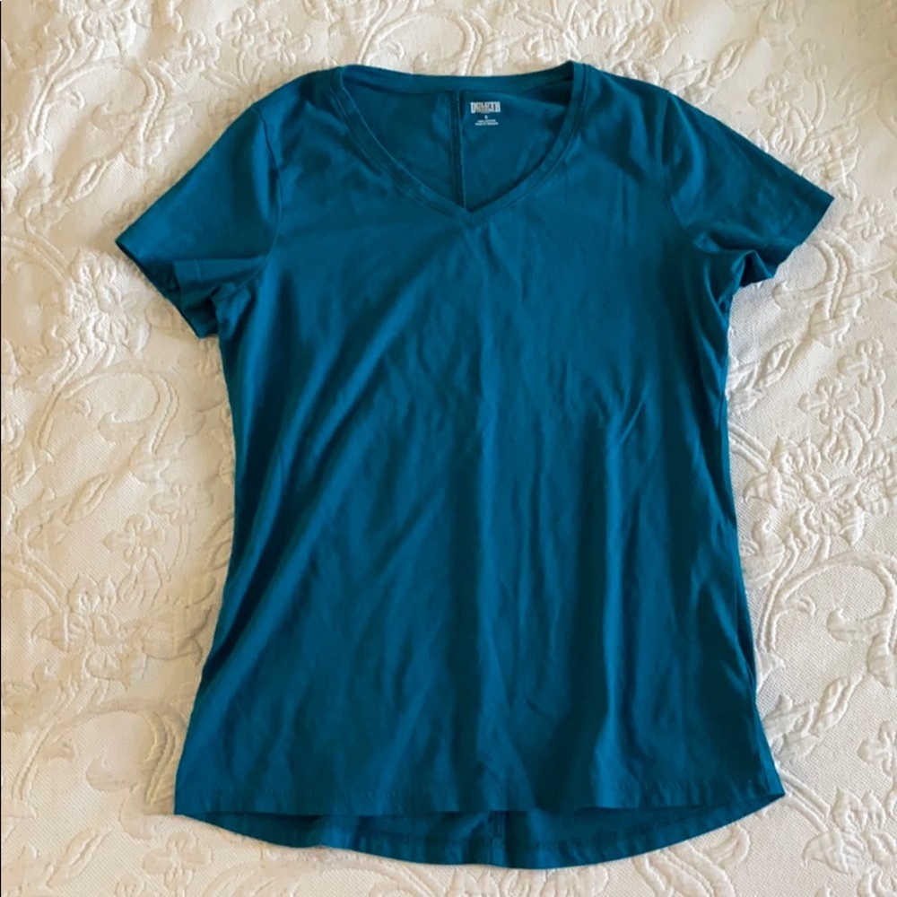 Ladies Teal Duluth Trading Co shirt